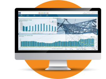 Management Software Orange Circle Bg
