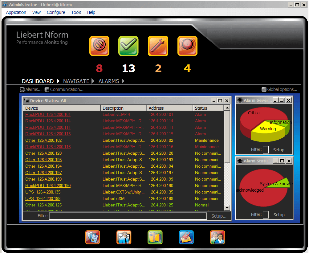Fuller Engineering LLC Liebert Nform, Centralized Monitoring Software Fuller Engineering LLC Liebert Nform, Centralized Monitoring Software
