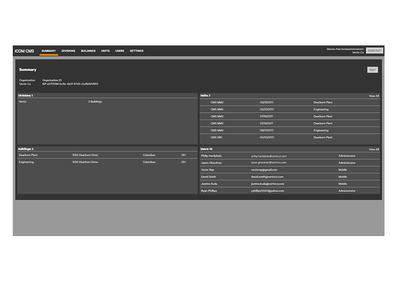 Fuller Engineering LLC iCOM CMS Monitoring and Control System